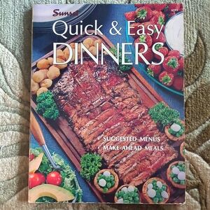 Vintage 1973 "Quick & Easy Dinners" by Sunset